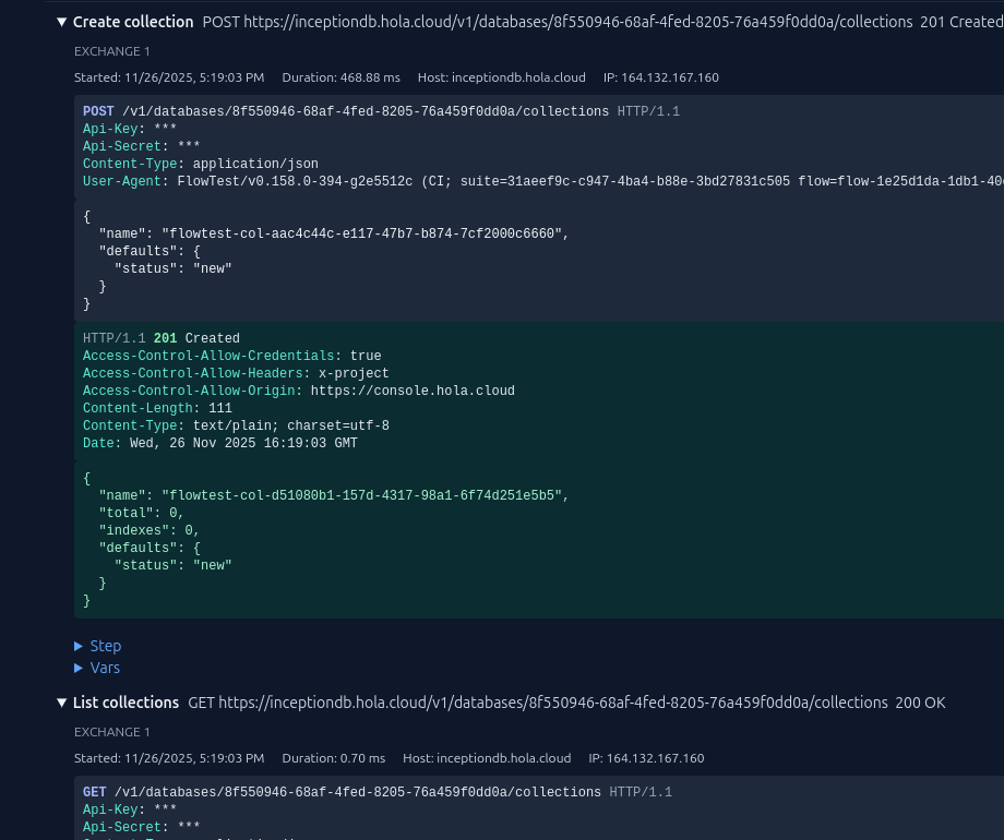 Flowtest visual workflow builder interface
